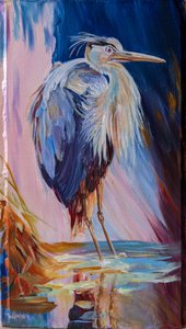 Голубая цапля