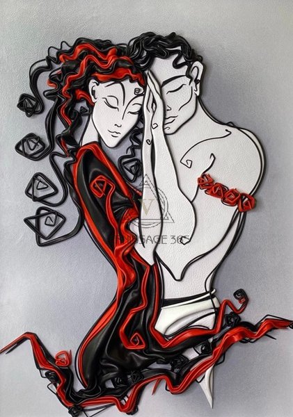 Работа из кожи « Прощание»