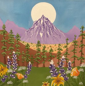 Фиолетовая гора
