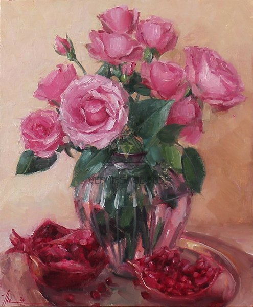 Розы и гранат