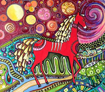 Новогодняя Лошадка