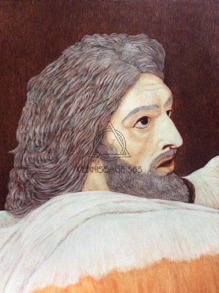 Иоанн Креститель вольная копия картины Иванова Явление Христа народу фрагмент