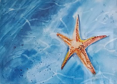Морская звезда (создана на открытом мастер-классе)