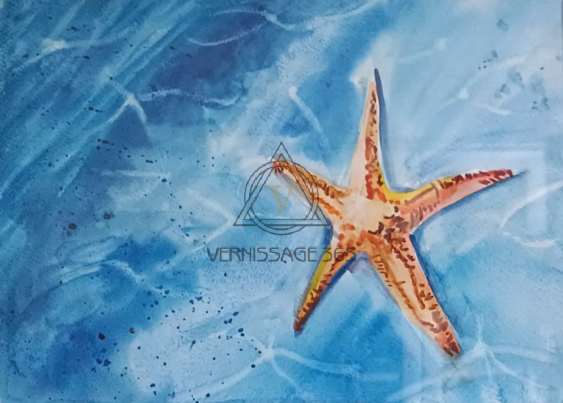 Морская звезда (создана на открытом мастер-классе)