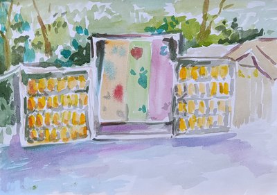 Пленэр на китайской ярмарке