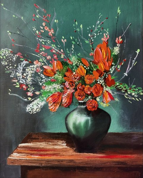 Цветы в вазе