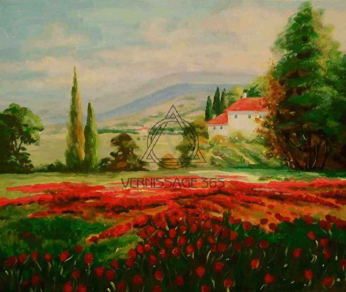 Красные маки