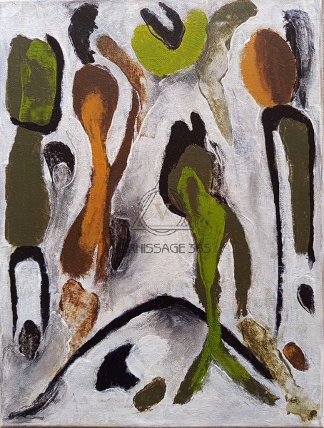 этюд 6 (из серии первобытная материя)