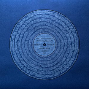 Анаконда Графика с змеиным узором на синей бумаге