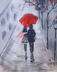 Влюблённые под дождем