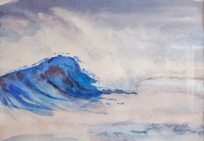 Волна удачи (выполено на мастер классе)