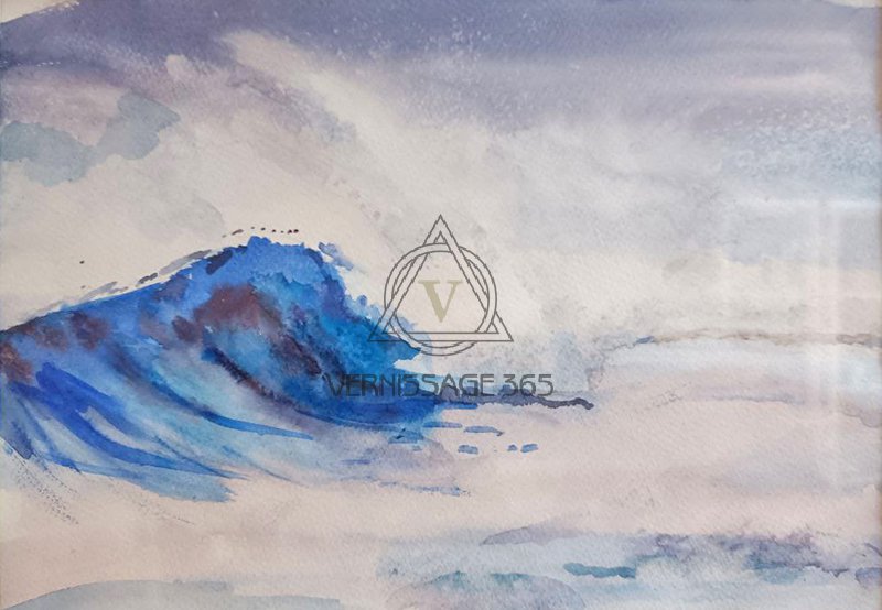 Волна удачи (выполено на мастер классе)