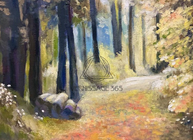 Тропинка с ромашками