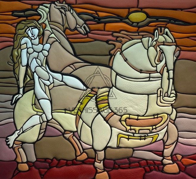 Картина из кожи « Сага о Скифах»