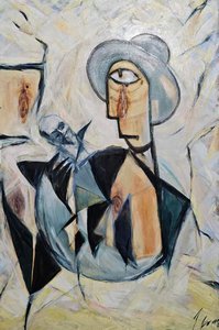 Дон Кихот с бюстом Ленина