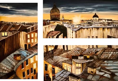 Триптих: крыши Питера