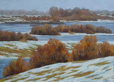 Весна. Волхов у Деревяниц