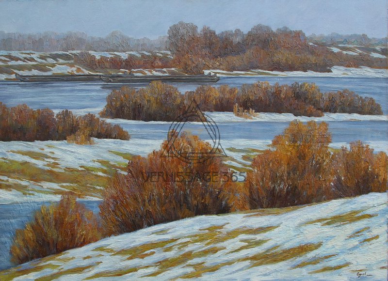 Весна. Волхов у Деревяниц