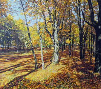 Осень золотая в парке