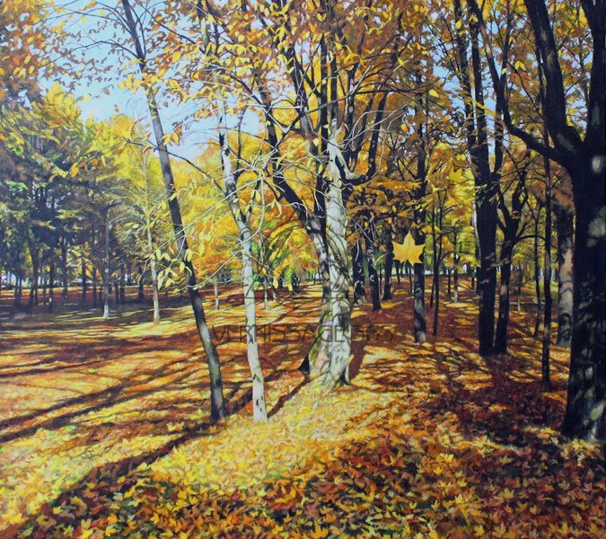 Осень золотая в парке
