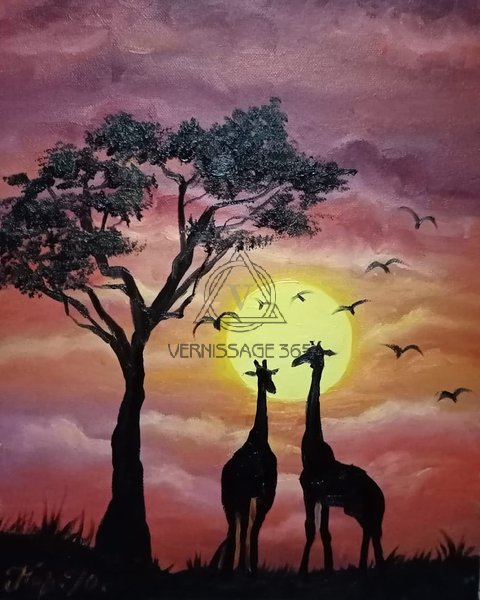 Влюбленные жирафы
