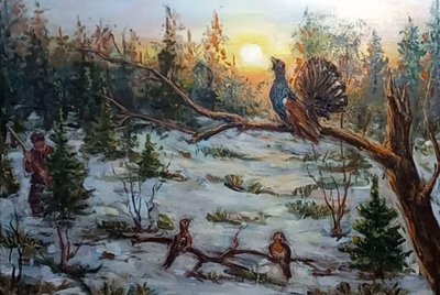 Картина маслом, Токующий глухарь