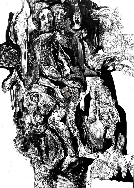 Царь Соломон на троне со львами