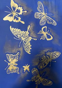 Бабочки: Жидкое Золото и Искусство