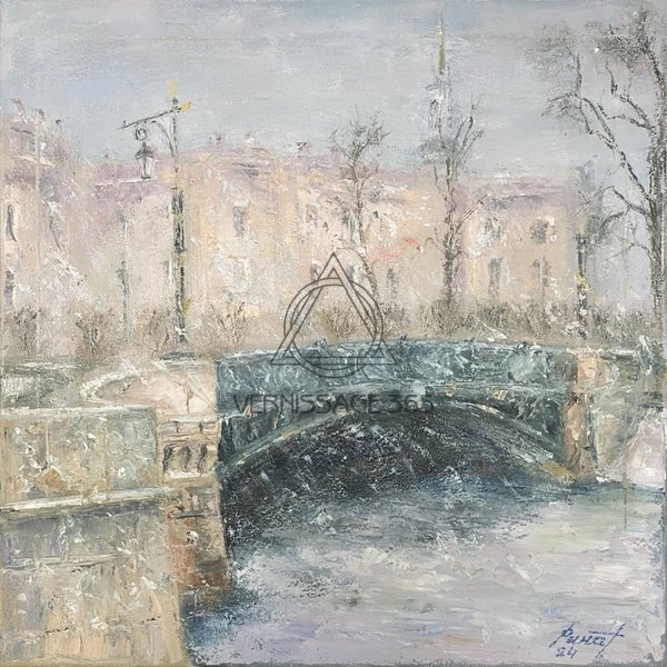 Зимний пейзаж Санкт-Петербурга