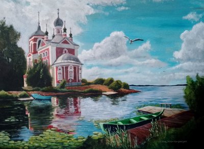 Переславль-Залесский (холст, акрил)