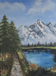 У подножья снежных гор