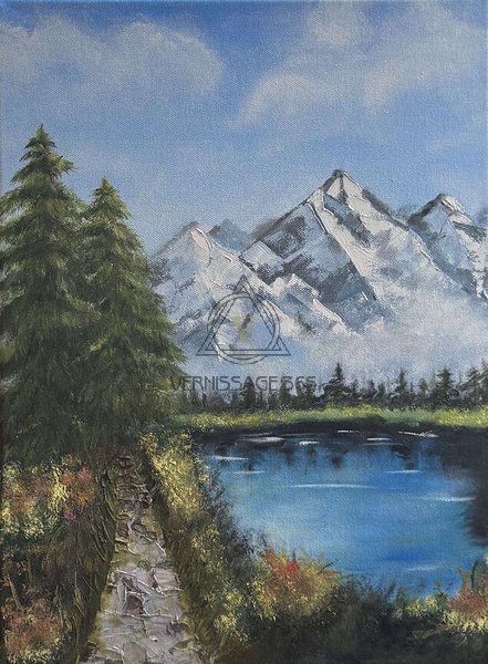 У подножья снежных гор