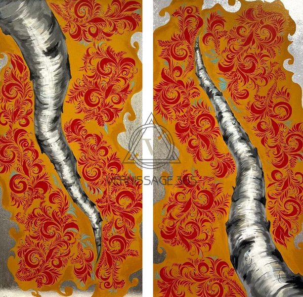 Диптих "Золото корней"