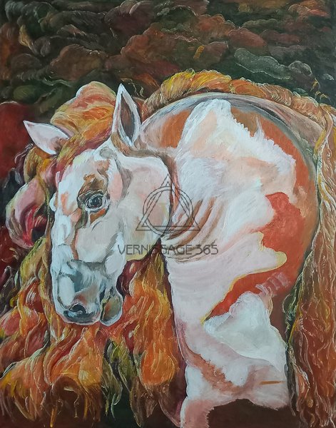 Мимвол Нового года Першерон