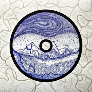 Indigo’ A1 Зимний горный пейзаж с северным сиянием