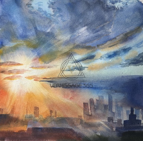 Закат после дождя