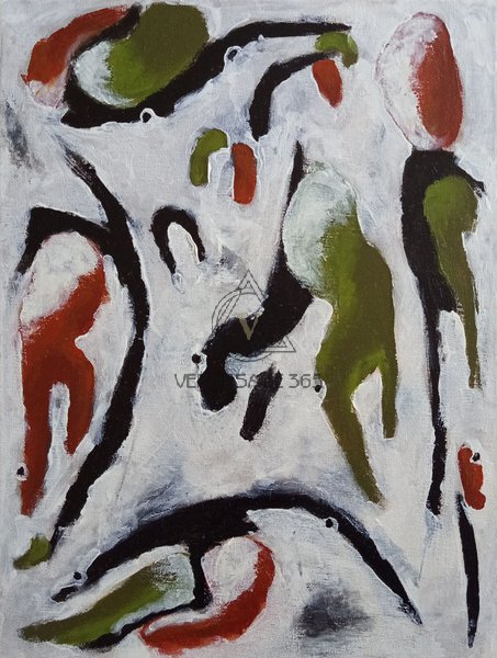 этюд 1( из серии первобытная материя)