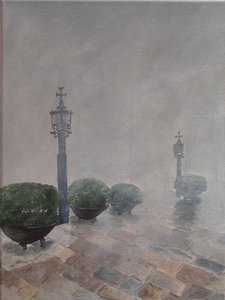 Туман в Аббатстве Монтсеррат( Neiebla en la Abadia de Montserrat)