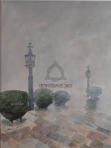 Туман в Аббатстве Монтсеррат( Neiebla en la Abadia de Montserrat)