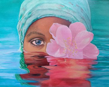 Живой цветок