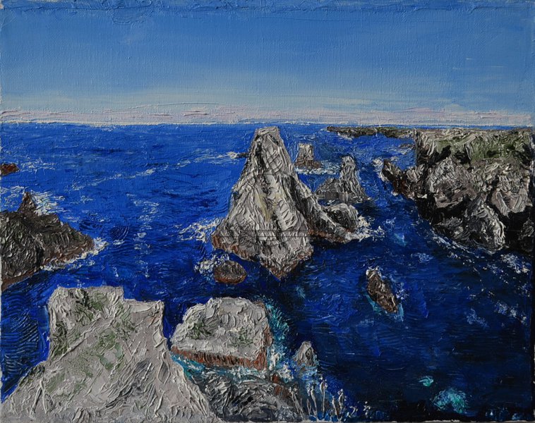 Пирамиды Порт-Котон, Бель-иль-ен-мер (Бретань) (Pyramides Port-Coton, Belle-Ile-en-Mer (Bretagne)