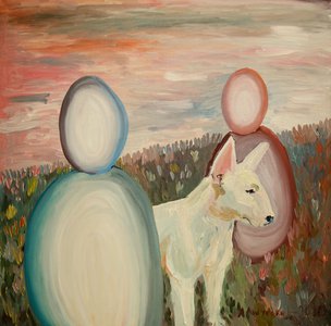 Белый домашний питомец 1