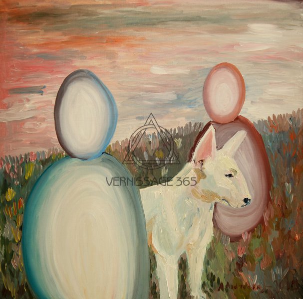 Белый домашний питомец 1