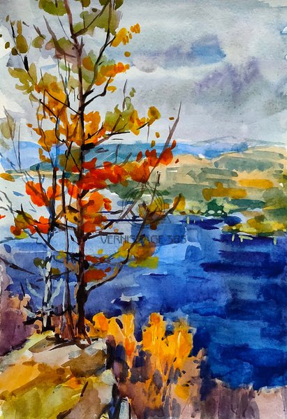 Енисей, начало осени