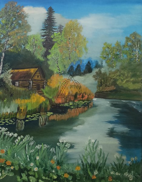 Сторожка на озере