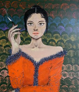 Девушка с мундштуком