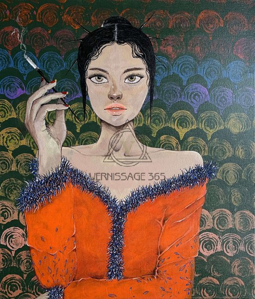 Девушка с мундштуком