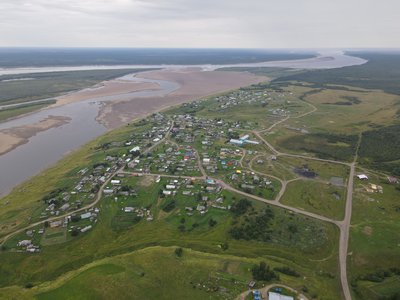 Село Брыкаланск и долина реки Печора. Август 2022 год.