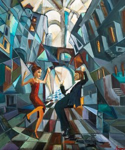 "Танец мегаполиса" 50*60