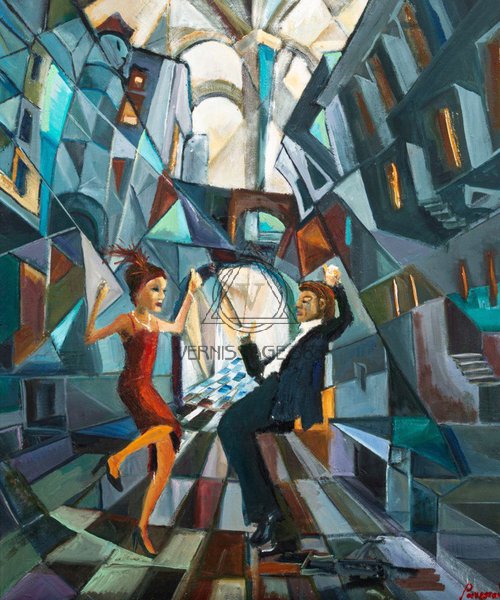 "Танец мегаполиса" 50*60